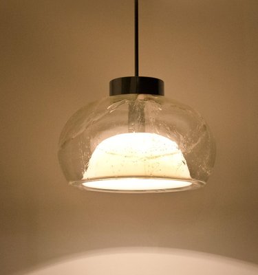 Hand Blown Glass Pendant Light from Doria, Germany, 1970s-VDW-851177