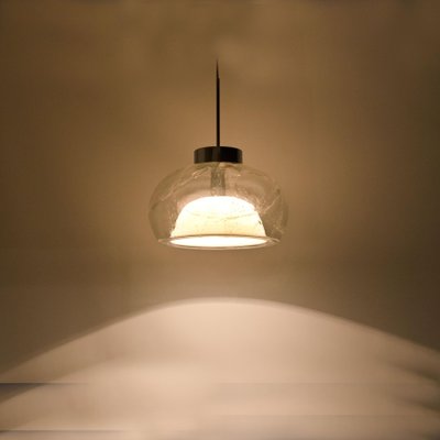 Hand Blown Glass Pendant Light from Doria, Germany, 1970s-VDW-851177