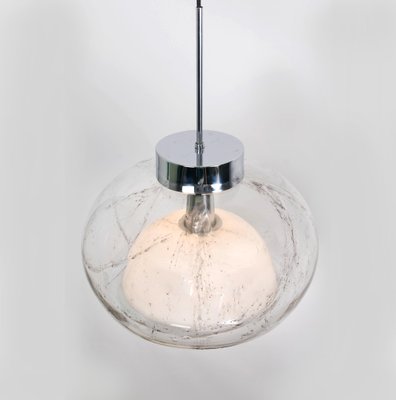 Hand Blown Glass Pendant Light from Doria, Germany, 1970s-VDW-851177