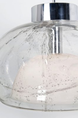 Hand Blown Glass Pendant Light from Doria, Germany, 1970s-VDW-851177