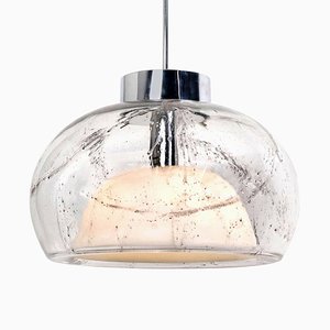 Hand Blown Glass Pendant Light from Doria, Germany, 1970s-VDW-851177