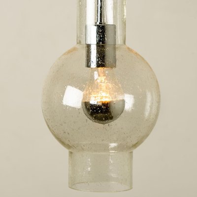 Hand Blown Glass Tube Pendant Light by Staff Lights, 1970s-VDW-1048938