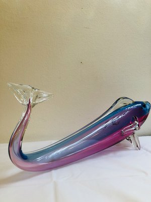 Hand-Blown Glass Vase from Chribska Glassworks, 1960s-RZY-605869