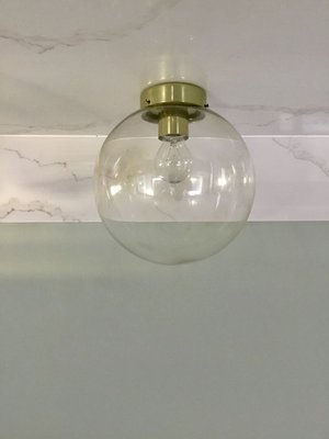 Hand Blown Globe Ceiling Lamp / Wall Light from Raak, 1960s-SU-833549