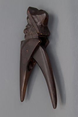 Hand Carved Black Forest Style Wooden Nutcracker, Germany, 1930s-KEG-1086383