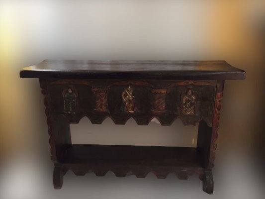 Hand-Carved Oak Auxiliary Furniture, 1890-SNX-1374110