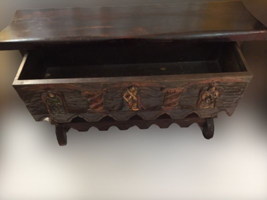 Hand-Carved Oak Auxiliary Furniture, 1890-SNX-1374110