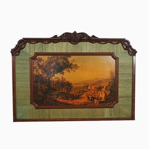 Hand-Carved Painting, 1950s, Textile & Wood, Framed-KNM-1072308