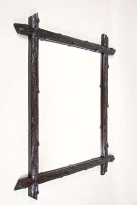 Hand-Carved Wall Mirror, Austria, 1880s-TQA-1321873