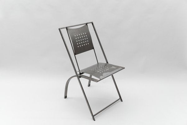 Hand-Crafted Metal Chair Hunter by Karl Friedrich Förster, Germany, 1980s-KQB-1758159