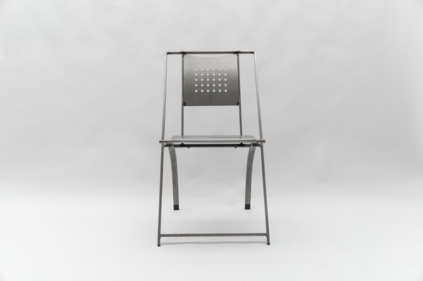 Hand-Crafted Metal Chair Hunter by Karl Friedrich Förster, Germany, 1980s-KQB-1758159