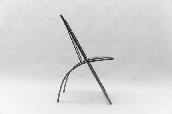 Hand-Crafted Metal Chair Hunter by Karl Friedrich Förster, Germany, 1980s-KQB-1758159