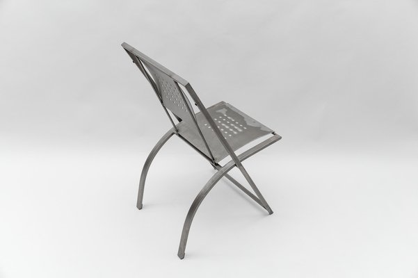 Hand-Crafted Metal Chair Hunter by Karl Friedrich Förster, Germany, 1980s-KQB-1758159