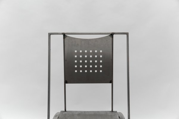 Hand-Crafted Metal Chair Hunter by Karl Friedrich Förster, Germany, 1980s-KQB-1758159