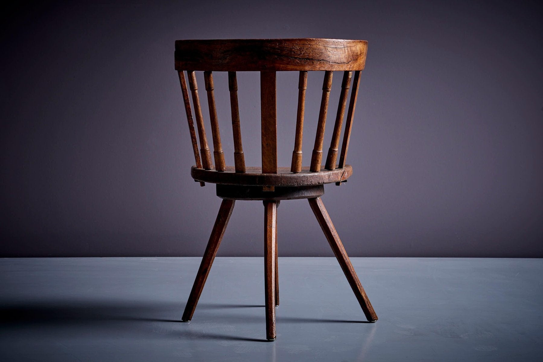 Hand-Crafted Swivel Chair, 1900s