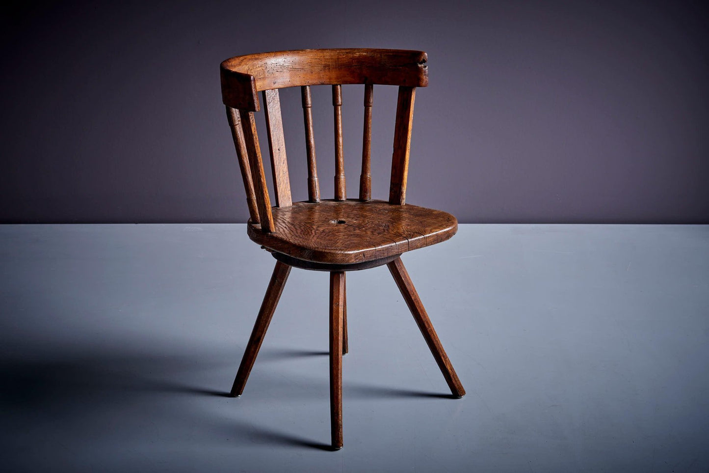 Hand-Crafted Swivel Chair, 1900s