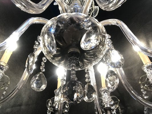 Hand-Cut Crystal Chandelier, 1950s-WQQ-1320773