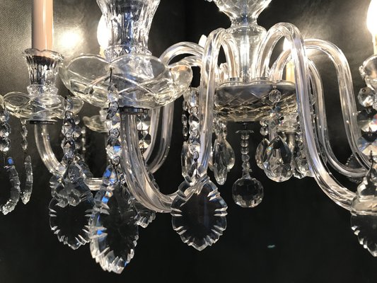 Hand-Cut Crystal Chandelier, 1950s-WQQ-1320773