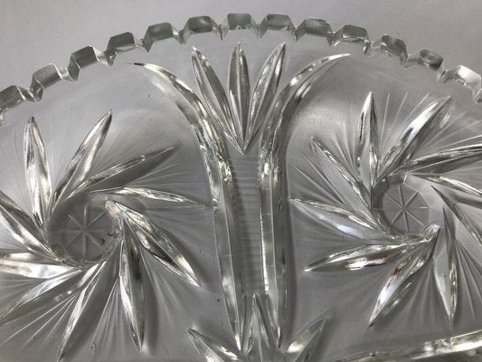 Hand-Cut Crystal Plate, 1970s-WQQ-1286921