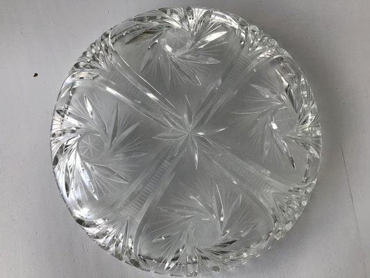 Hand-Cut Crystal Plate, 1970s-WQQ-1286921