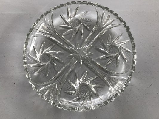 Hand-Cut Crystal Plate, 1970s-WQQ-1286921