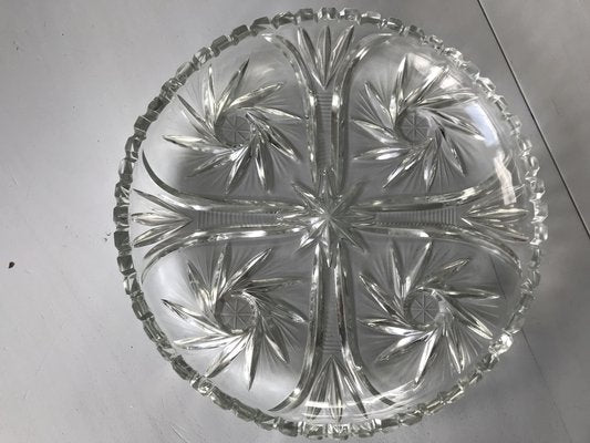 Hand-Cut Crystal Plate, 1970s-WQQ-1286921