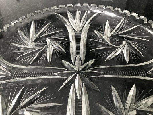 Hand-Cut Crystal Plate, 1970s-WQQ-1286921