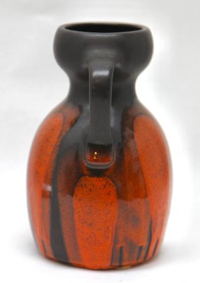 Hand-Decorated and Glazed Fat Lava Pitcher from Steuler, West Germany, 1960s-MJY-1449595