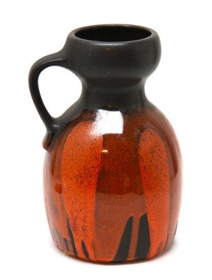 Hand-Decorated and Glazed Fat Lava Pitcher from Steuler, West Germany, 1960s-MJY-1449595