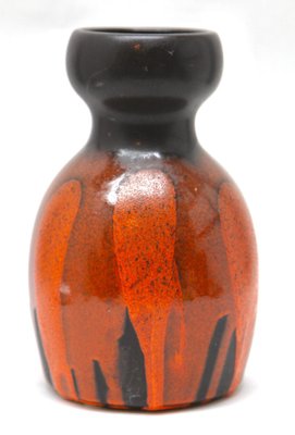 Hand-Decorated and Glazed Fat Lava Pitcher from Steuler, West Germany, 1960s-MJY-1449595