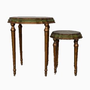 Hand-Finished Lacquered Coffee Tables, 1970s, Set of 2-KNM-830149