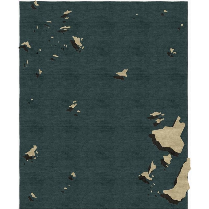 Hand-Knotted En Suspend Rug by Florian Pretet and Lisa Mukhia Pretet