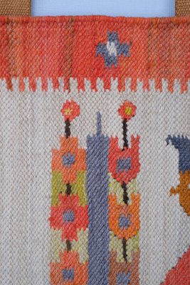 Hand Knotted Kilim for the Wedding by M. Domanska, Poland, 1968-GCG-1772496