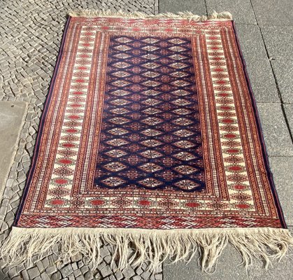 Hand-Knotted Turkmen Wool Rug-CZ-1740936