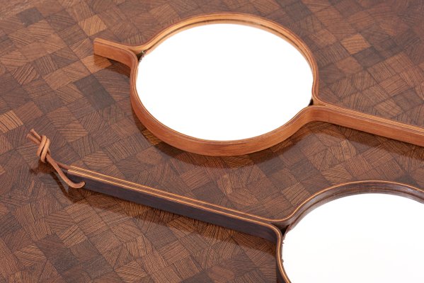 Hand or Table Mirror by Bech & Starup for Den Permanente, Denmark, 1960s-SFD-684559