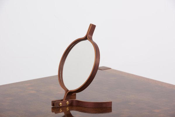 Hand or Table Mirror by Bech & Starup for Den Permanente, Denmark, 1960s-SFD-684557