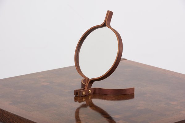 Hand or Table Mirror by Bech & Starup for Den Permanente, Denmark, 1960s-SFD-684557