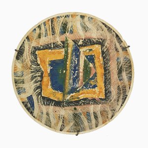 Hand Painted Ceramic Plato IV Wall Plate by Rosario Guillermo, Mexico, 1985-UWE-975877