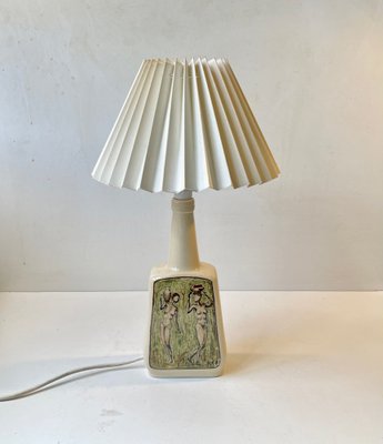 Hand-Painted Ceramic Table Lamp, 1970s-LCR-1368183