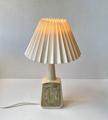 Hand-Painted Ceramic Table Lamp, 1970s-LCR-1368183