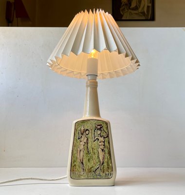 Hand-Painted Ceramic Table Lamp, 1970s-LCR-1368183