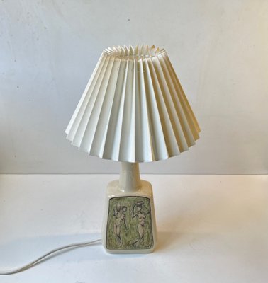 Hand-Painted Ceramic Table Lamp, 1970s-LCR-1368183