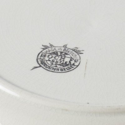 Hand-Painted Decorative Plate by E. Petit for Boch Freres, 1926-IXK-1405493