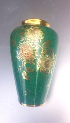 Hand-Painted & Gilded Porcelain Patricia Vase from Alka Kunst, 1960s-QDP-1033563