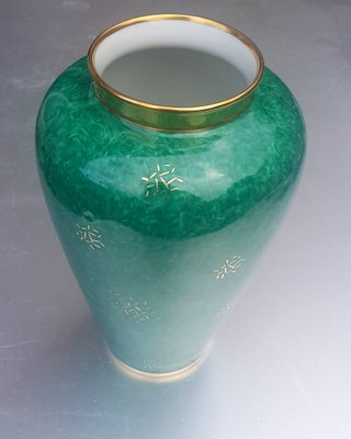 Hand-Painted & Gilded Porcelain Patricia Vase from Alka Kunst, 1960s-QDP-1033563