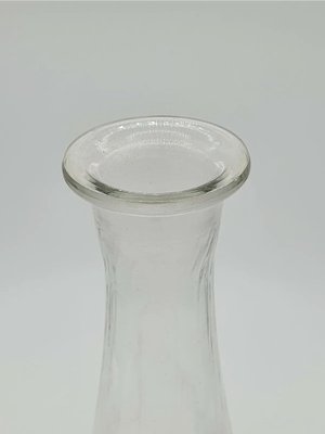 Hand Painted Glass Carafe with Cap, Italy, 1970s-ZUW-1779973