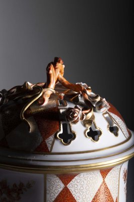 Hand-Painted Porcelain Biscuit Jar from Sèvres, 1900s-RCE-1760852