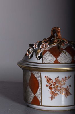 Hand-Painted Porcelain Biscuit Jar from Sèvres, 1900s-RCE-1760852