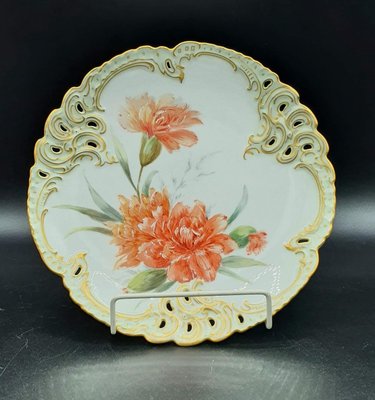 Hand-Painted Porcelain Plates from Nymphenburg, Set of 6-OZS-1359832