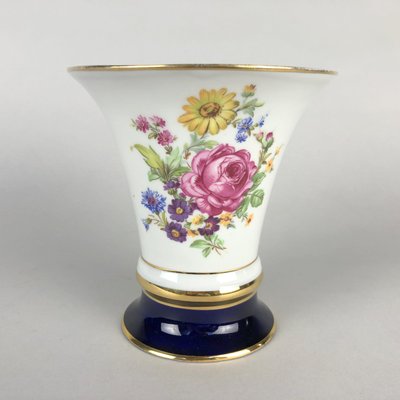 Hand-Painted Porcelain Vase from Royal Dux, 1960s-TZ-826835